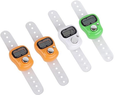 SHIVTRADRE Mini Digital Tally Counter Hand Finger Ring Number Count Pack Of 4 Digital Tally Counter(Multicolor Pack of 1)