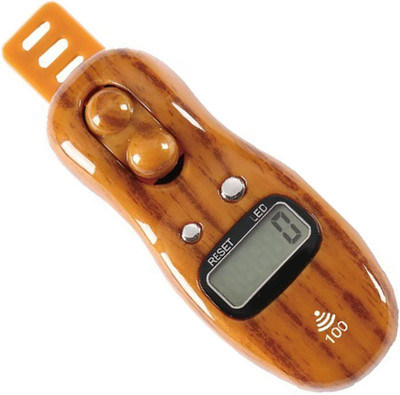 Fashion Appearance God Name with 5 Digit LCD Display Digital Tally Counter(Brown Pack of 1 Piece)