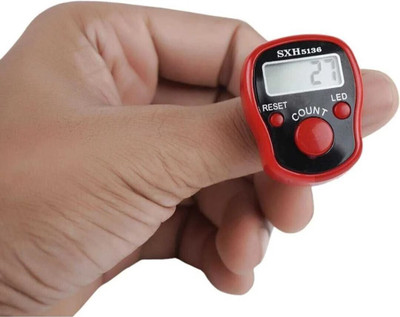 JATIN SALES ILLUMINATE LIFE Finger Counter for Pooja Meditation Finger Ring Digital Electronic, Mantra Jaap Digital Tally Counter(Multicolor Pack of 1)
