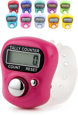 Dyzo Mantra Jap Digital Finger Counting God Name for Prayer Tally Machine Digital Tally Counter(Multicolor Pack of 1, Buyer Will Receive Any Colour Tasbeeh On Order (NO FIX COLOUR WILL COME))