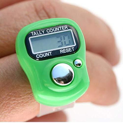 DEGNO Finger Counter Digital Tasbih Jaap Mantar Counting machine lap counter Digital Tally Counter(Multicolor Pack of 1)