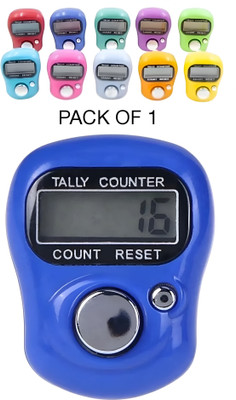 Dyzo Finger Jaap Counter Portable Hand Finger Counting Machine Digital Tally Counter Digital Tally Counter(Multicolor Pack of 2)