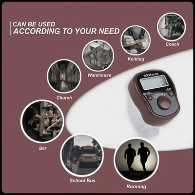 HANSHIKA ENTERPRISES Digital Tally Counter(Brown Pack of 1)