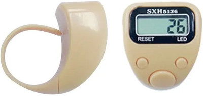 Face Me LED Plastic Material Tasbih Tally Counter Digital Zikr Digital Tally Counter(Multicolor Pack of 1 Piece)