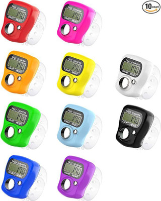 WANQLYN LCD Digital Display Tally Counter 5-Digit Number Counters(Pack of 10) Digital Tally Counter(Multicolor)