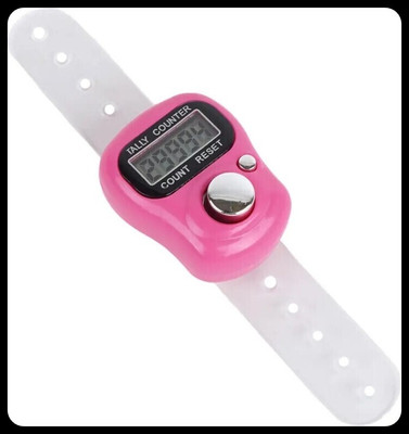 HANSHIKA ENTERPRISES Digital Tally Counter(Pink Pack of 1 Buyer Will Receive Any Colour Tasbeeh On Order (NO FIX COLOUR WILL COME))