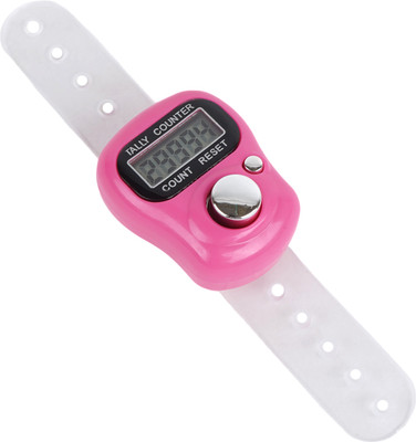 Aim Emporium Mini Hand Tally Counter Size Standard 5 Digits Digital Tally Counter(Pink Pack of 1)