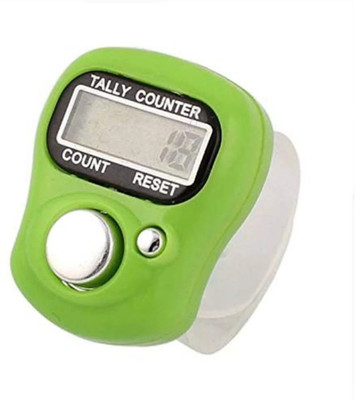Sakar Mantra Jap Digital Finger Counting Machine (Light Green) Digital Tally Counter(Green Pack of 1, Buyer Will Receive Any Colour Tasbeeh On Order (NO FIX COLOUR WILL COME))