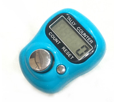 Hari Sharnam inger Tally Counter Digital Electronic Counter Sky Blue Digital Tally Counter(Blue Pack of One)
