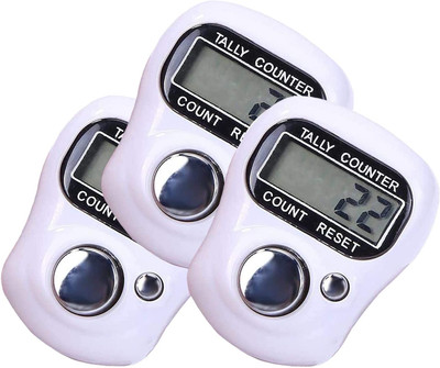 SHRILAKHDATARENTERPRISES Mini Digital Tally Counter Hand Finger Ring Number Count Pack Of 3 Digital Tally Counter(Multicolor Pack of 1)