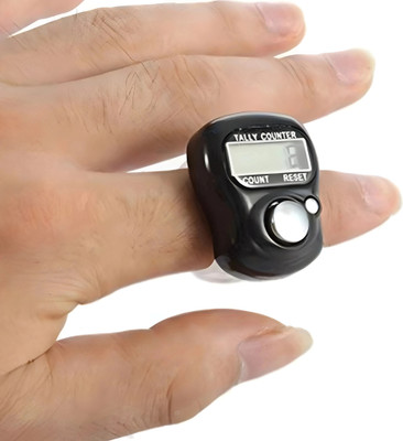 Ankri Electronic LCD Tasbih Portable Hand Finger Ring Tally Counter Jaap ROSE KULI Digital Tally Counter(Black Pack of 1)