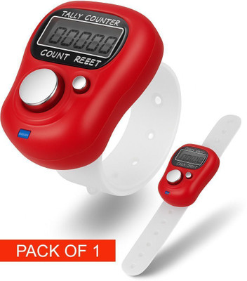 FIRSTLIKE Electronic LCD Tasbih Finger Tally Counter mantra Islam Muslim Hand Ring Counter Digital Tally Counter(Multicolor Pack of 1 Buyer Will Receive Any Colour Tasbeeh On Order (NO FIX COLOUR WILL COME))