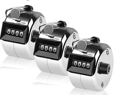 Bluedeal Tally Electronic Finger Counter,Digit LCD Electronic Digital Display Digital Tally Counter(Multicolor Pack of 3)