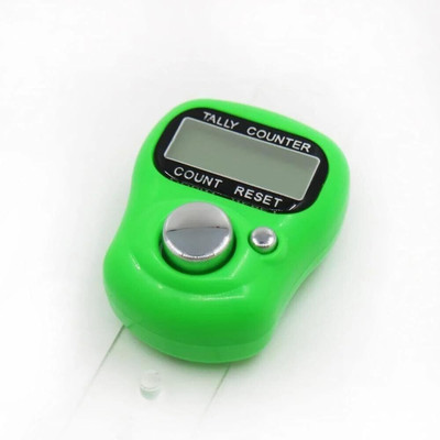 DEGNO digital jaap counter ring digital tasbih finger mantar counter ring Digital Tally Counter(Green Pack of 1)