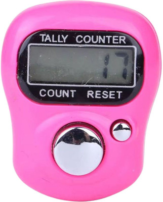 ShopBharat Mini Hand Finger Ring Electronic Mantra Jaap Digital Tally Counter(Pink Pack of 10)