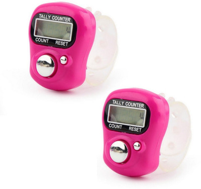 SHRILAKHDATARENTERPRISES Mini Digital Tally Counter Hand Finger Ring Number Count Pack Of 2 Digital Tally Counter(Multicolor Pack of 1)