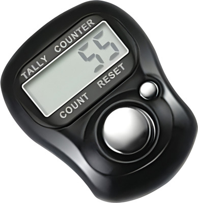 Luxurium decor Jap Mala Digital Counter – Prayer & Meditation Finger Tally Machine for Chanting Digital Tally Counter(Black Pack of 1)