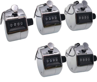 FRKB Digital Tally Counter(Silver Pack of 5)