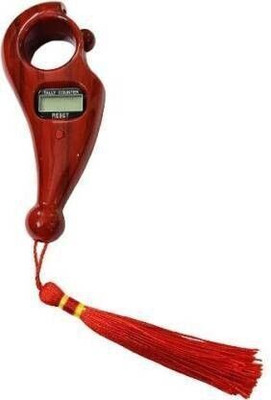 TodayAndCo Manual Hand Finger Digital Counting Machine_Mantra Jap Count God Name VariousUse Digital Tally Counter(Red Pack of 9999)