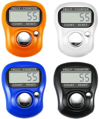 insignia decor Pack of 4 digital tasbih finger tally counter jaap mala mantar counting machine Digital Tally Counter(Multicolor Pack of 4)