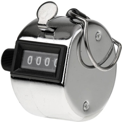 Hari Sharnam 4 Digit Number Hand Held Tally Counter Digital Golf Clicker Digital Tally Counter(Multicolor Pack of 1)