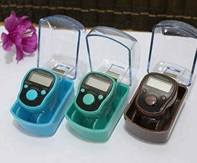 MEHRANSH Adjustable Finger Ring 5 Digit Electronic LED light pack of 3 Digital Tally Counter(Multicolor)