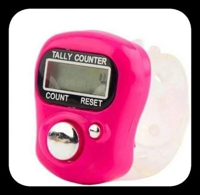 BRIGHTER Finger Counter for Pooja Finger Ring Digital Electronic, Mantra Jaap & MALA Jap Digital Tally Counter(Pink Pack of 1 Buyer Will Receive Any Colour Tasbeeh On Order (NO FIX COLOUR WILL COME)) BRIGHTER Finger Counter for Pooja Finger Ring Digital Electronic, Mantra Jaap & MALA Jap Digital Tally Counter(Pink Pack of 1 Buyer Will Receive Any Colour Tasbeeh On Order (NO FIX COLOUR WILL COME))