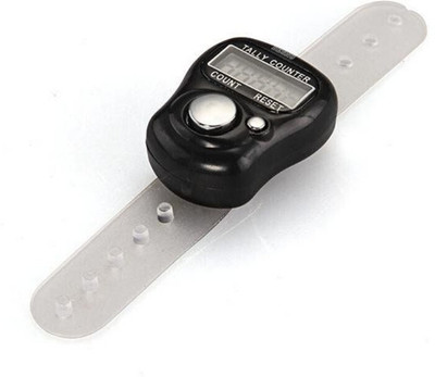 DEGNO Electronic Finger Counter, Mini LCD Digital Display Hand Tally Counter 5-Digit Digital Tally Counter(Black Pack of 1)