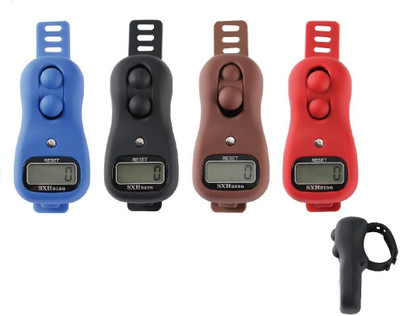 Fashion Appearance Portable Manual Hand Finger Digital Counting Machine Mantra Jap Count God Name Digital Tally Counter(Multicolor Pack of 1)