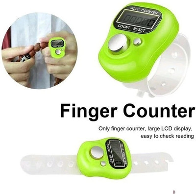 Barkati Mini Digital Finger Tally Counter Digital Tally Counter(Multicolor Pack of 1)
