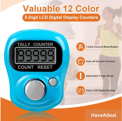 Luxurium decor Digital Tally Counter(Multicolor Pack of 1)