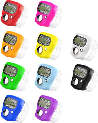 Bluedeal Tally Electronic Finger Counter,Digit LCD Electronic Digital Display Digital Tally Counter(Multicolor Pack of 3)