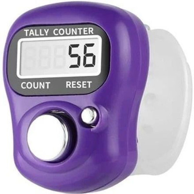 DEGNO Chanting counter machine name jap counter digital tasbih mantar counting ring Digital Tally Counter(Purple Pack of 1)