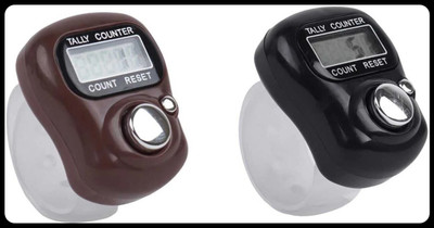 HANSHIKA ENTERPRISES Digital Tally Counter(Brown, Black Pack of 2, Buyer Will Receive Any Colour Tasbeeh On Order (NO FIX COLOUR WILL COME))
