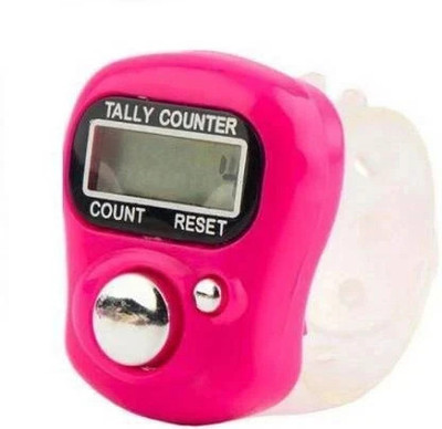Haribon Finger Counter for Pooja Finger Ring Digital Electronic, Mantra Jaap & MALA Jap Digital Tally Counter(Pink Pack of 1 Buyer Will Receive Any Colour Tasbeeh On Order (NO FIX COLOUR WILL COME))