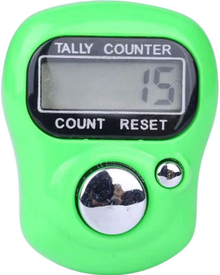 Luxurium decor Mini Hand Finger Ring Electronic Mantra Jaap Digital Tally Counter(Green)