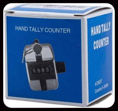 Hari Sharnam Finger Tally Counter _PO2|Multicolor_HS61 Analog Tally Counter(Multicolor Pack of 1)