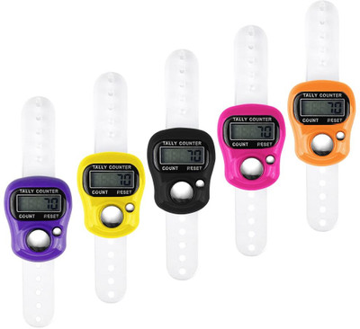 NKP ENTERPRISE Tally Counter Digital Tally Counter(Multicolor Pack of 5)
