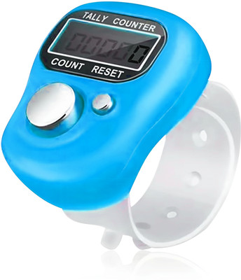DEGNO Chanting machine for pray finger mala jap counter digital tasbih mantra counter Digital Tally Counter(Blue Pack of 1)