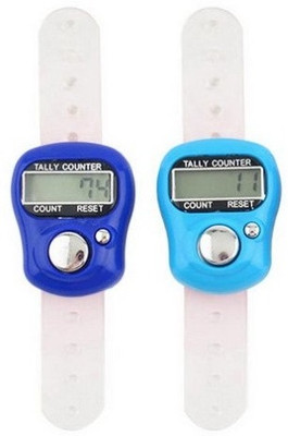SHRILAKHDATARENTERPRISES Mini Digital Tally Counter Hand Finger Ring Number Count Pack Of 2 Digital Tally Counter(Multicolor Pack of 1)