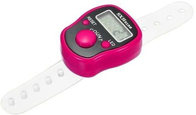 DEGNO LED Light Digital Finger Counter tasbih Jaap electronic finger ring with box Digital Tally Counter(Multicolor Pack of 1)