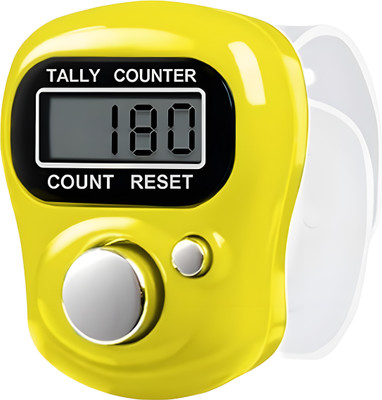Luxurium decor Mini Digital Finger Ring Tally Counter – Mantra Jap & Head Counting Machine Digital Tally Counter(Multicolor Pack of 1)