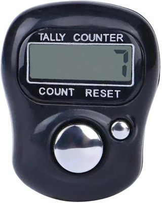 VOLTegIC JE Electronic LCD Tasbih Finger Tally Counter Islamic Zikr Islam Muslim Digital Tally Counter(Black Pack of 1)