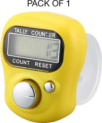 Dyzo Tally Counter Finger Ring Digital Jap Counter Machine for Mantra Jap Digital Tally Counter(Multicolor Pack of 2)