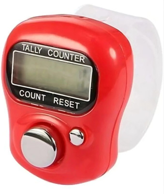 Dyzo Portable Digital Finger Tally Counter – Handheld Jaap Counting Machine Digital Tally Counter(Multicolor Pack of 1)