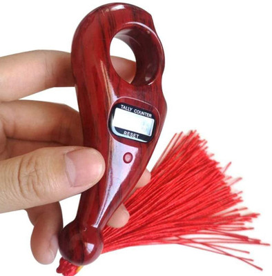 TodayAndCo Digital Finger Rotating Prayer Beads with_Digital Counter Counter Prayer Muslim Digital Tally Counter(Brown Pack of 9999)