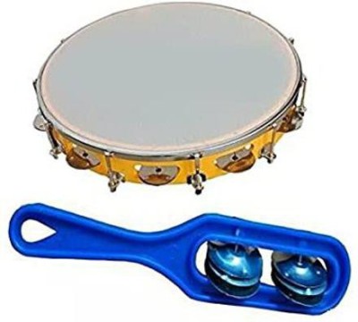 Music Mantra 9 cm With Head Tambourine(Plastic)