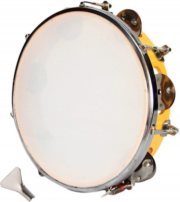 AMG Music 25.4 cm With Head Tambourine(Plastic)