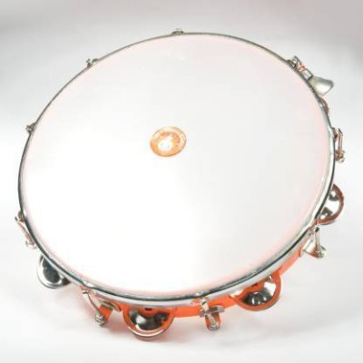 Music Mantra 25 cm With Head Tambourine(Plastic)