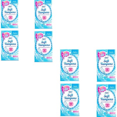 SOFY Soft Regular Tampoons-10Pcs.(pack of 8) Tampons(Pack of 80)